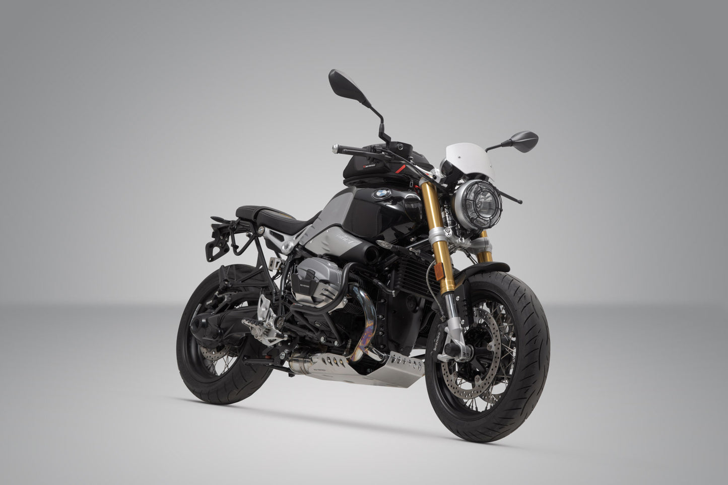 SW-MOTECH Soporte lateral derecho SLC BMW R nineT (14-) Scrambler/Pure/Racer/GS (16-).