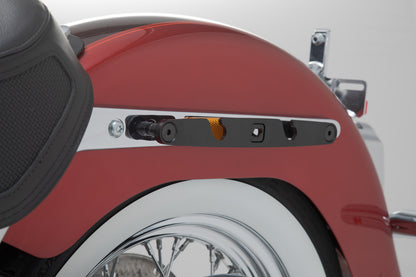 SW-MOTECH Soporte lateral SLH izquierdo LH2 Harley-Davidson Softail Deluxe (17-). Para LH2.