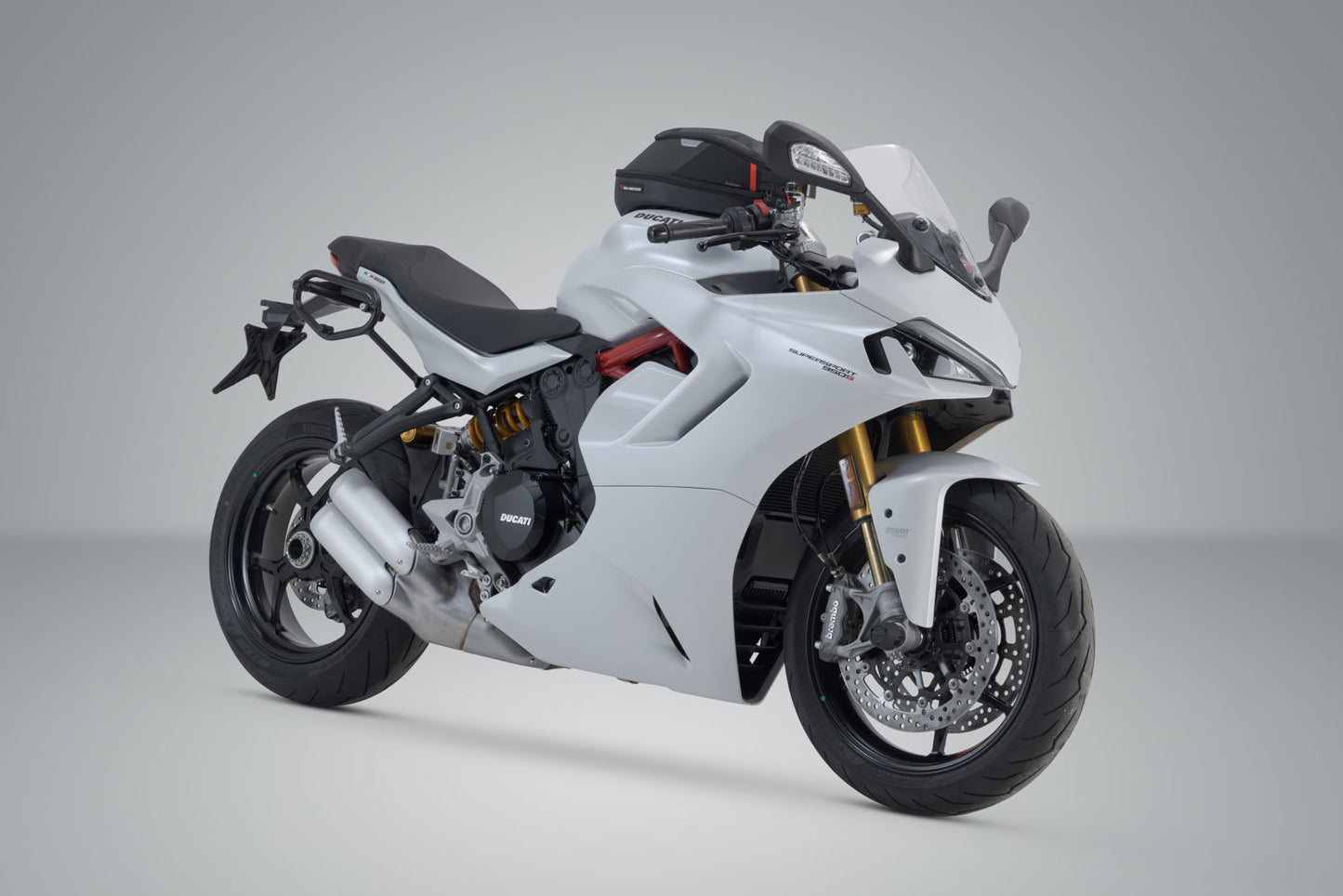 SW-MOTECH SLC soporte lateral izquierdo Ducati Monster 821/1200 Super Sport 950.