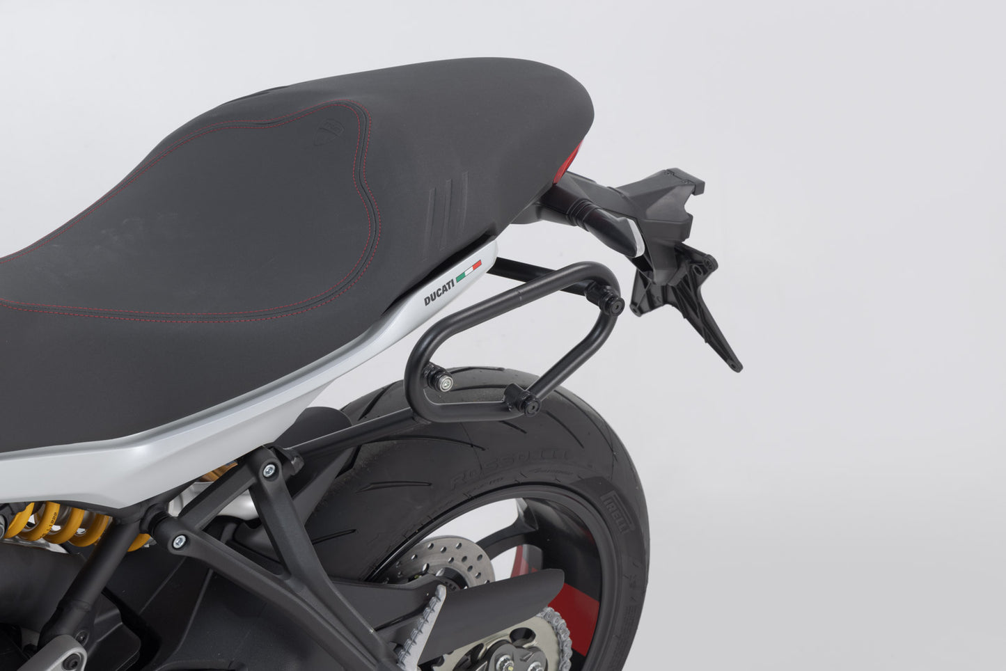 SW-MOTECH SLC soporte lateral izquierdo Ducati Monster 821/1200 Super Sport 950.