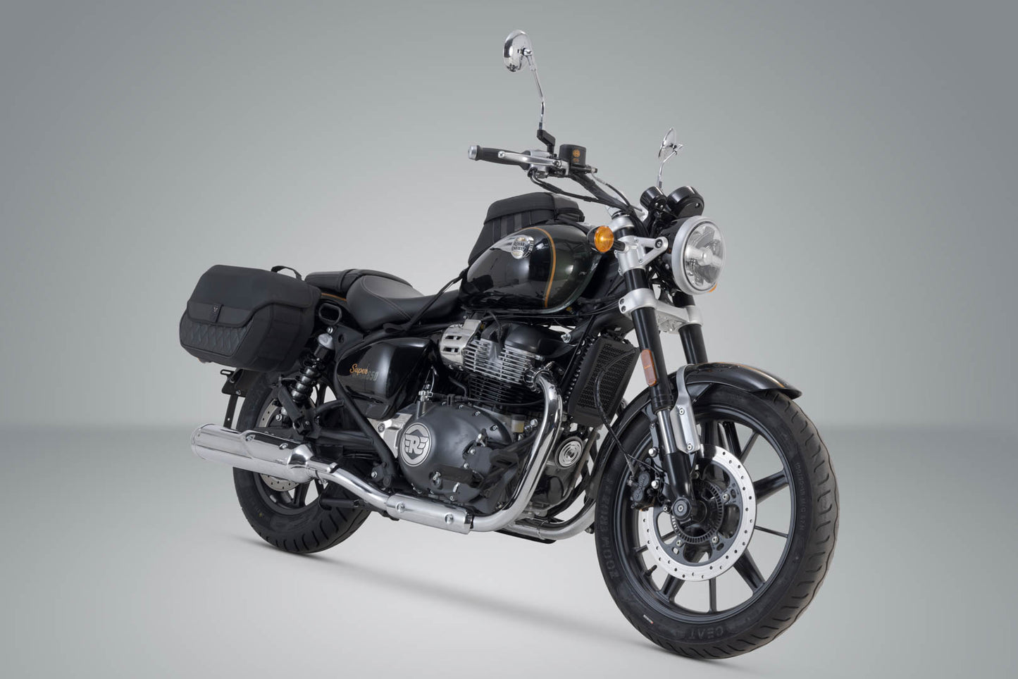 SW-MOTECH Soporte lateral SLH LH1 izquierdo Royal Enfield Super Meteor 650 (22-).