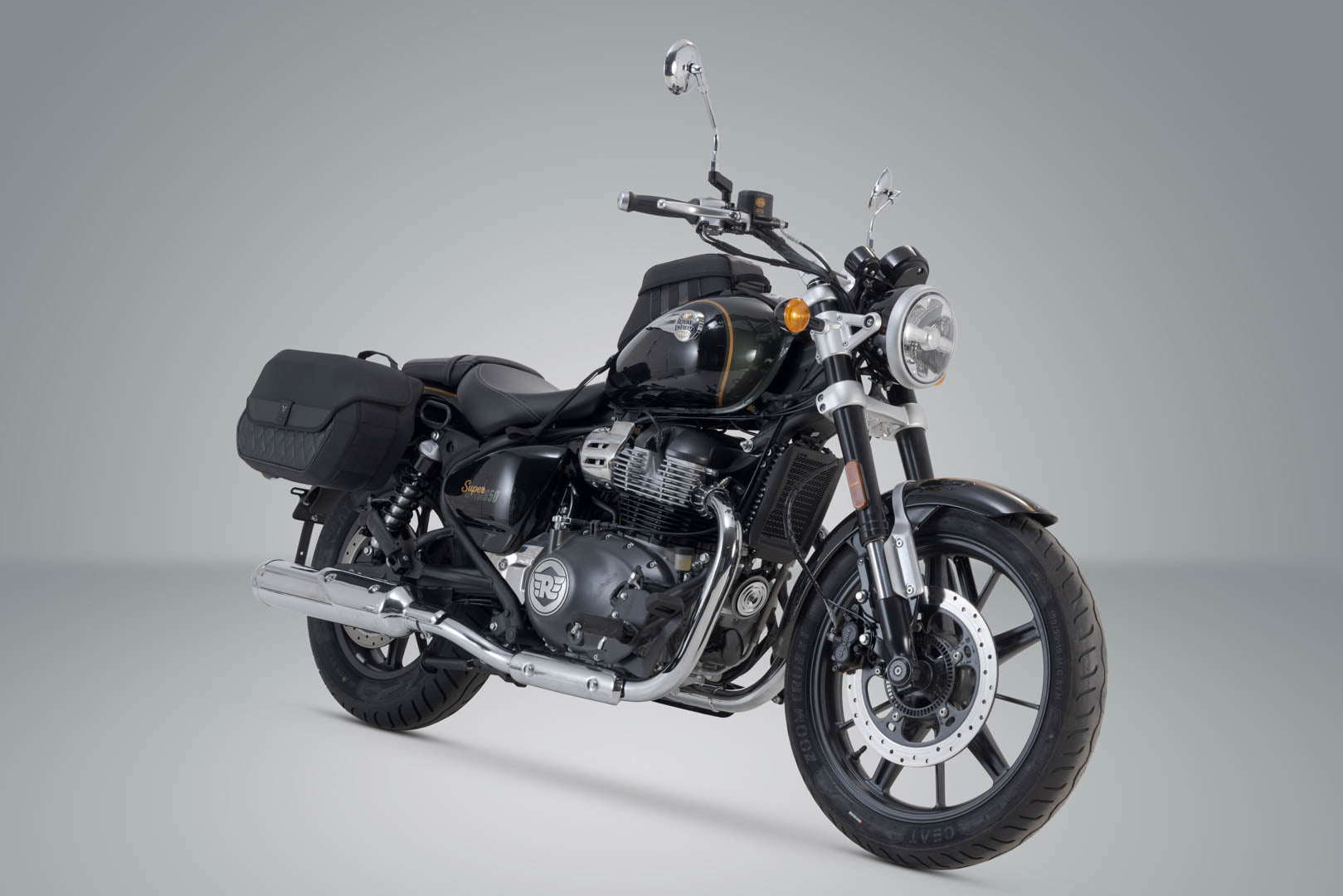 SW-MOTECH Soporte lateral SLH LH1 izquierdo Royal Enfield Super Meteor 650 (22-).
