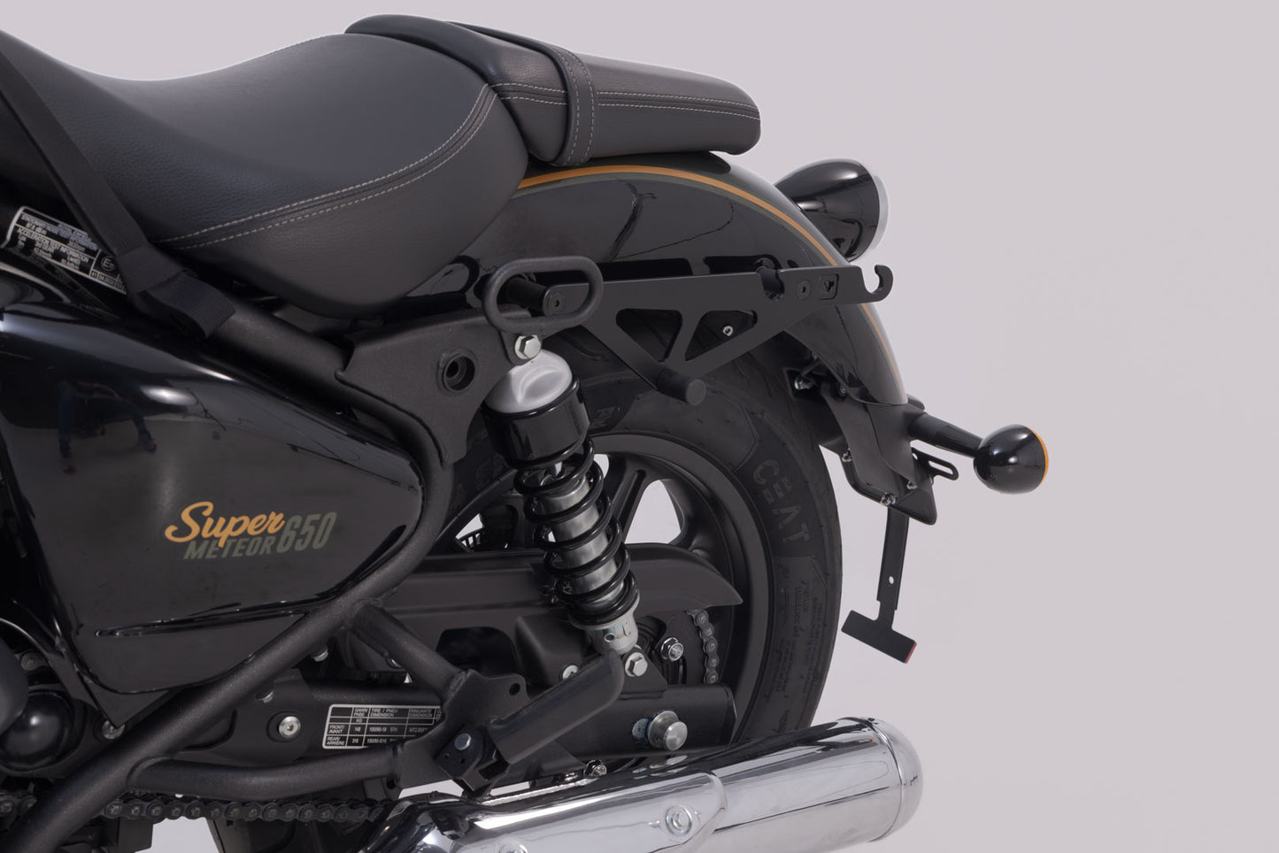 SW-MOTECH Soporte lateral SLH LH1 izquierdo Royal Enfield Super Meteor 650 (22-).