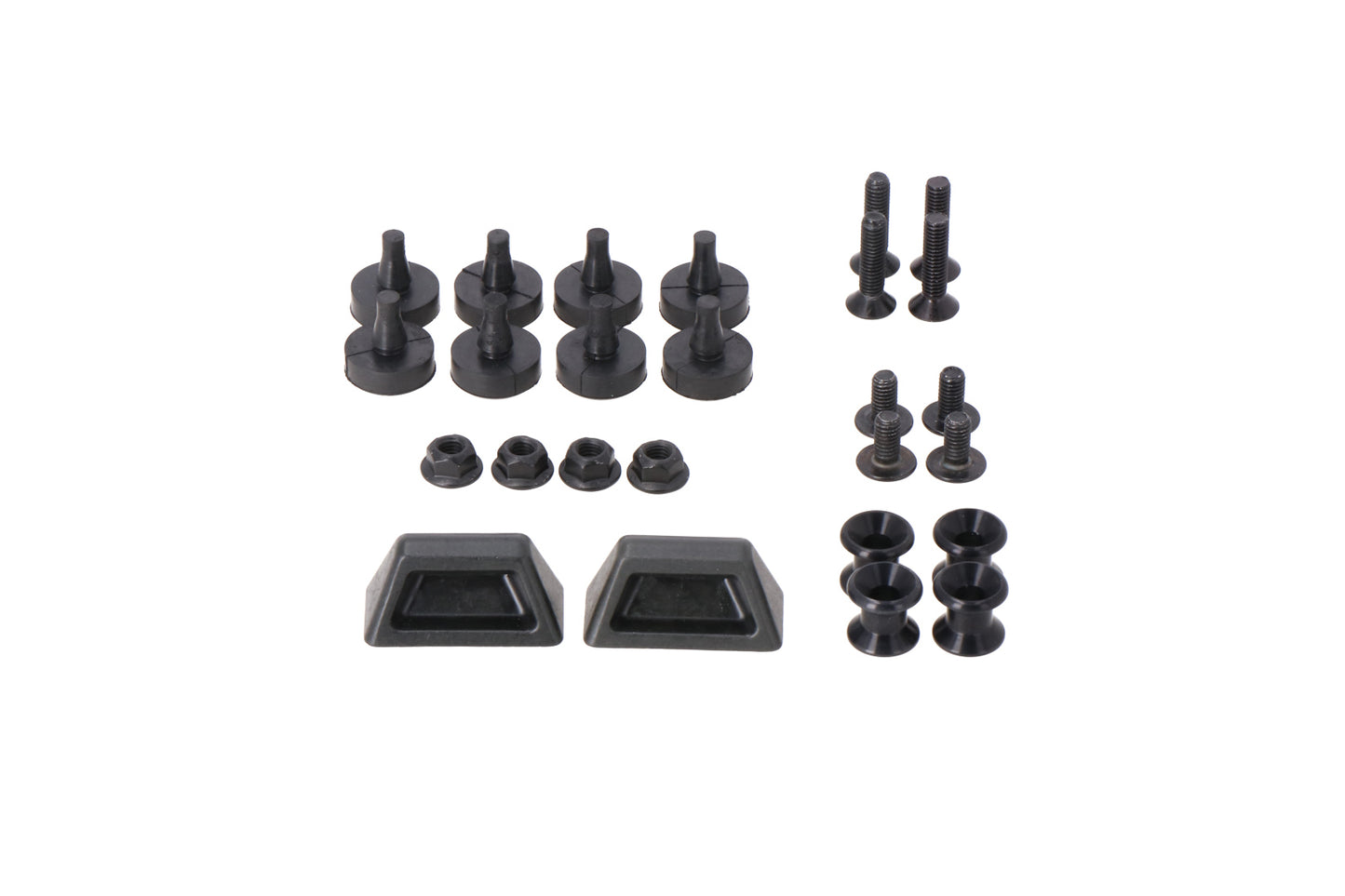 SW-MOTECH Kit de adaptadores para soportes laterales PRO Para montaje del DUSC en el soporte lateral PRO.