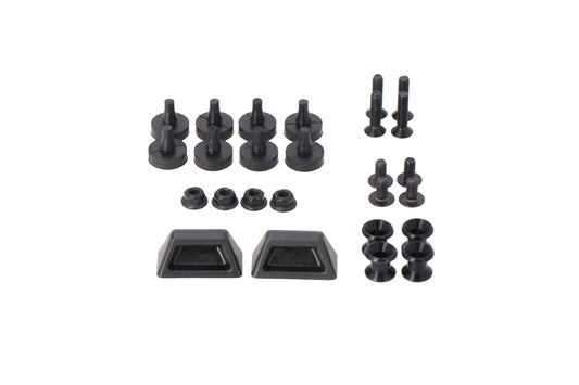 SW-MOTECH Kit de adaptadores para soportes laterales PRO Para montaje del DUSC en el soporte lateral PRO.