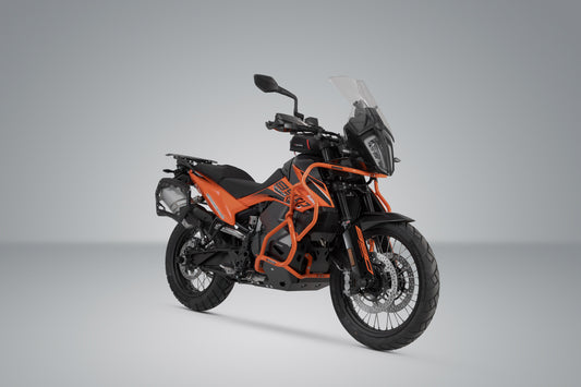 SW-MOTECH Soporte lateral PRO Negro. KTM 790 Adv/ R 890 Adv/ R 890 SM T.