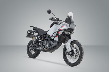 SW-MOTECH Soporte lateral PRO modelo de EE. UU. Negro. Ducati DesertX (22-) / Rally (23-).
