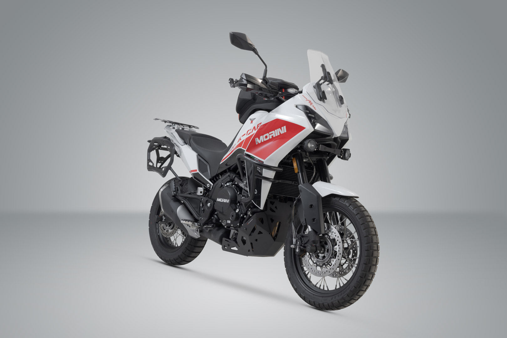 SW-MOTECH Soporte lateral PRO Negro. Moto Morini X-Cape 650 (21-).