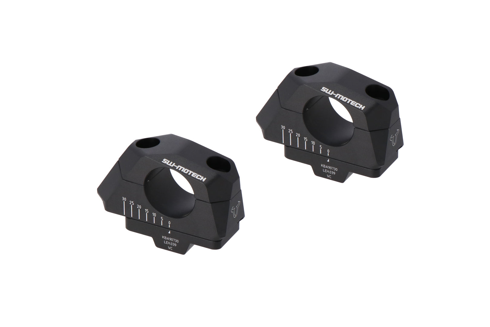 SW-MOTECH Acercador de manillar variable para Ø32 H=32mm. Colocación de 5/10/15/20/25/30 mm. Negro