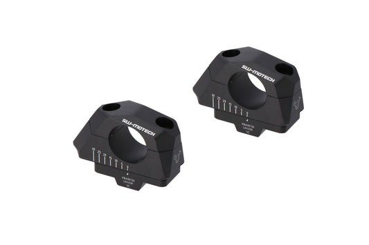 SW-MOTECH Acercador de manillar variable para Ø32 H=32mm. Colocación de 5/10/15/20/25/30 mm. Negro