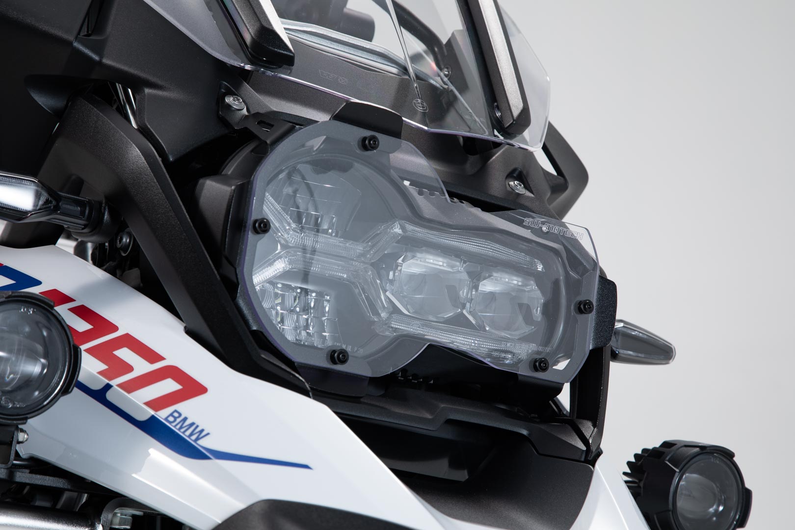 SW-MOTECH Protector de luces delanteras Soporte panel de PVC. R1200GS(12-)R1250GS(18-)