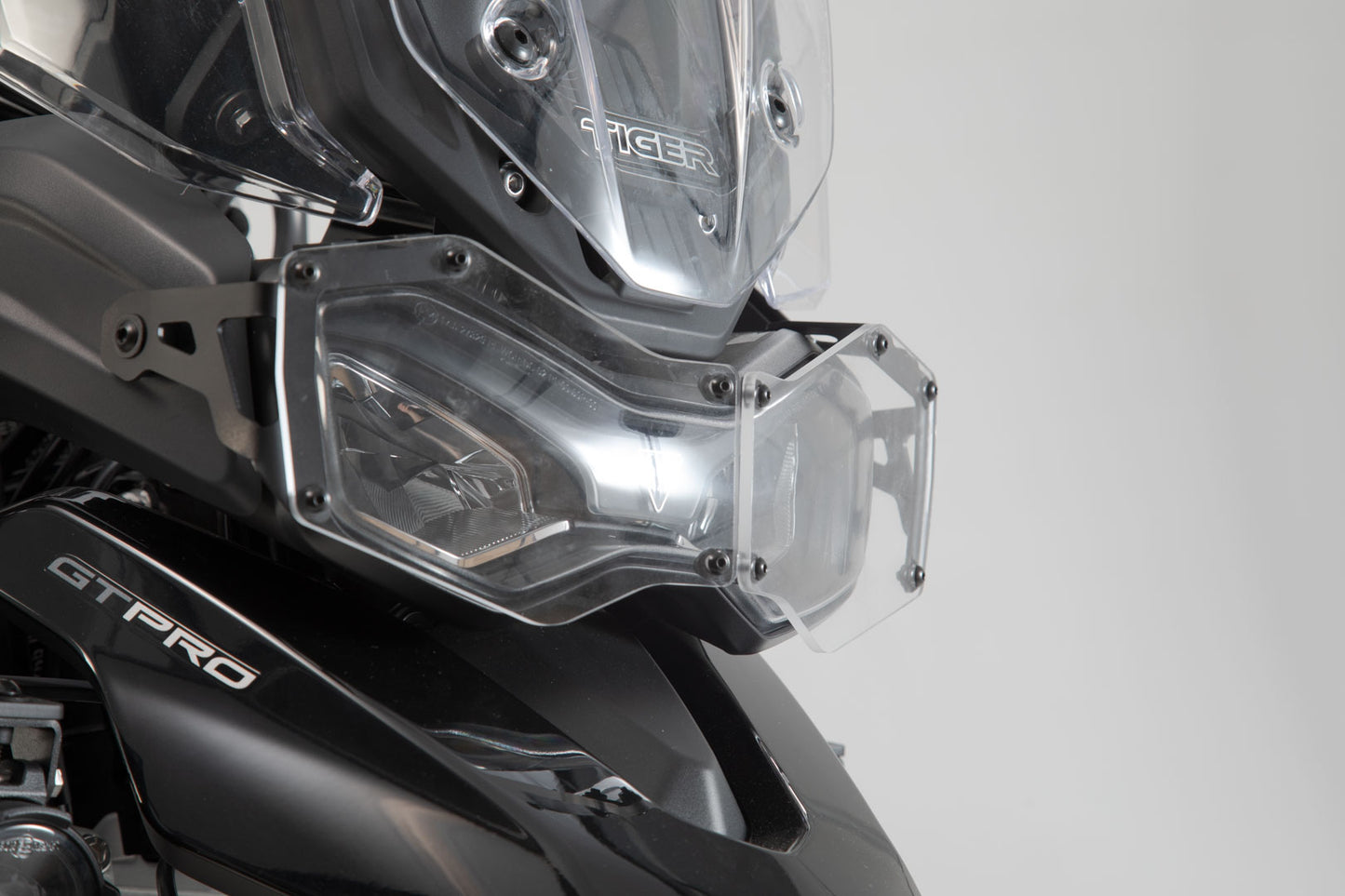 SW-MOTECH Protector de luces delanteras Soporte con pantalla. Tiger 900/ GT/ Rally/ Pro.