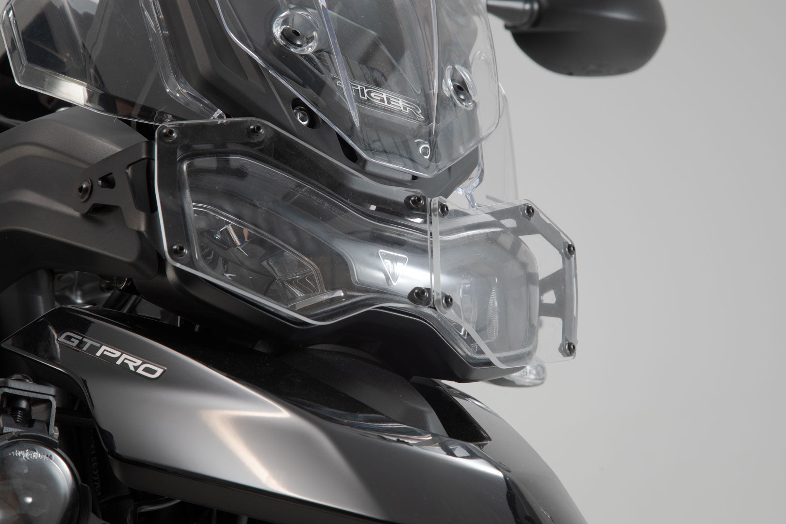 SW-MOTECH Protector de luces delanteras Soporte con pantalla. Tiger 900/ GT/ Rally/ Pro.