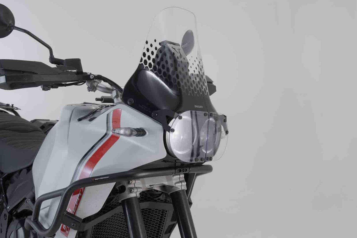 SW-MOTECH Protección de faros Soporte con embellecedor. Ducati DesertX (22-).