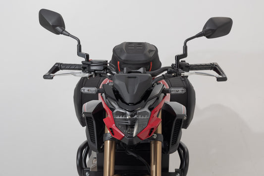 SW-MOTECH Protectores de maneta Negro. Honda CB650R CB500F CB500 Hornet.