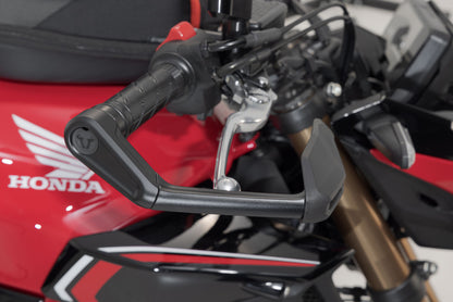 SW-MOTECH Protectores de maneta con deflector de aire Negro. Honda CB650R CB500F CB500 Hornet.
