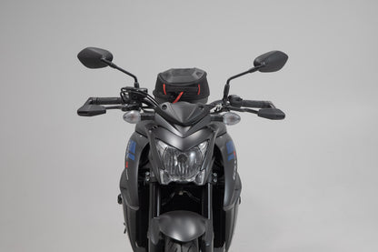 SW-MOTECH Protectores de maneta con deflector de aire Negro. Modelos Suzuki GSX-S.