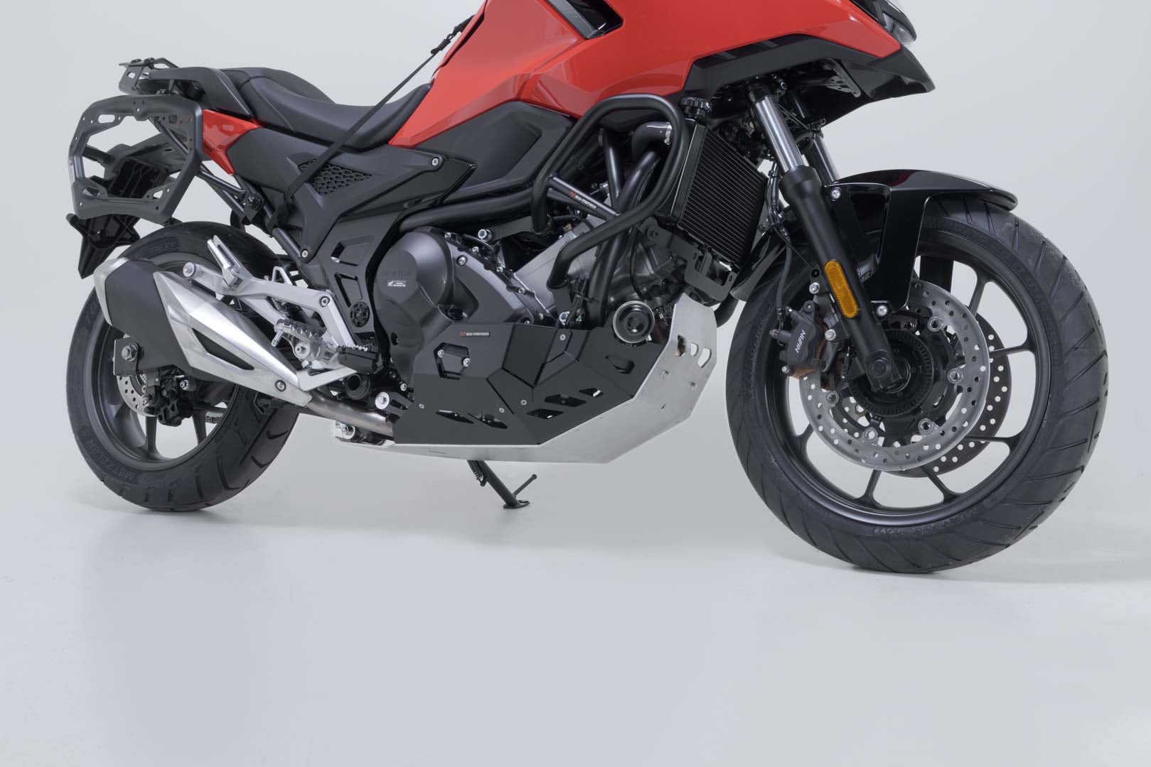 SW-MOTECH Protector de motor Negro/plateado. Honda NC700 / NC750 con DCT.