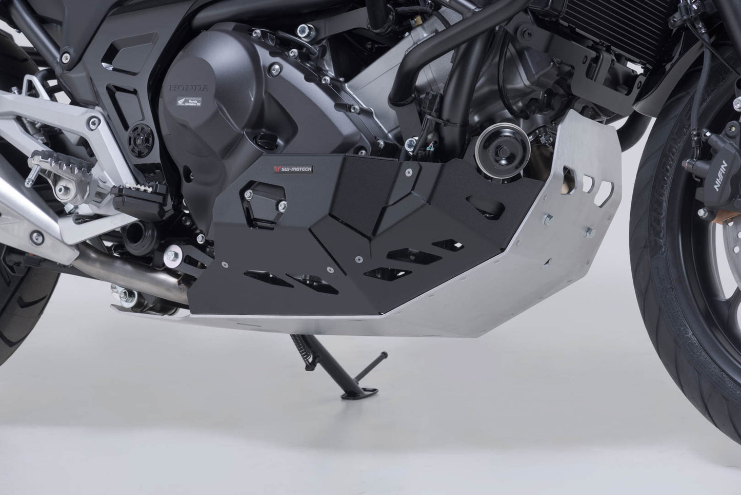 SW-MOTECH Protector de motor Negro/plateado. Honda NC700 / NC750 con DCT.