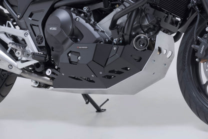 SW-MOTECH Protector de motor Negro/plateado. Honda NC700 / NC750 con DCT.