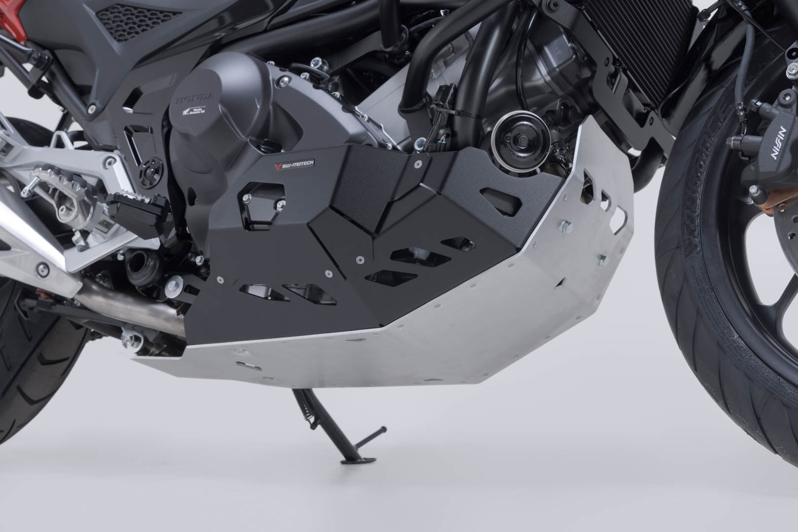 SW-MOTECH Protector de motor Negro/plateado. Honda NC700 / NC750 con DCT.