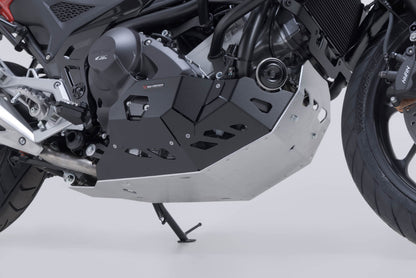SW-MOTECH Protector de motor Negro/plateado. Honda NC700 / NC750 con DCT.