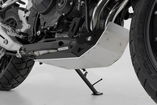 SW-MOTECH Protector de motor Negro/plateado. Honda CB500X (18-) NX500 (23-).