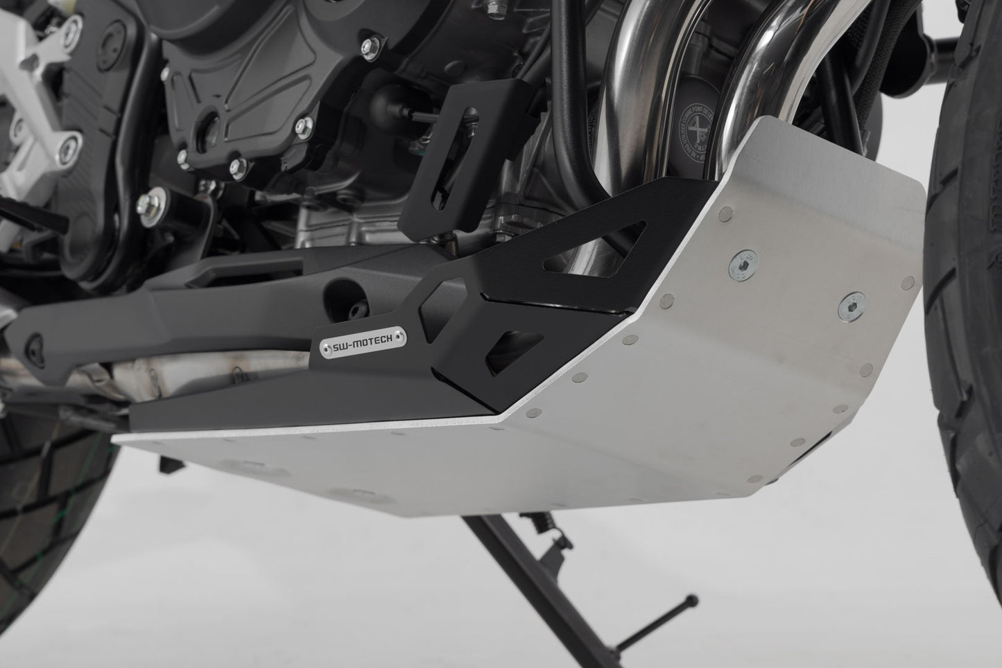 SW-MOTECH Protector de motor Negro. Honda CB500X (18-) NX500 (23-).