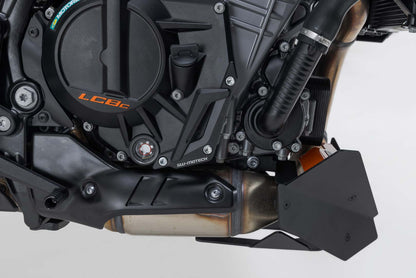 SW-MOTECH Protector de la tapa para la carcasa del motor Negro. KTM 990 Duke (23-).