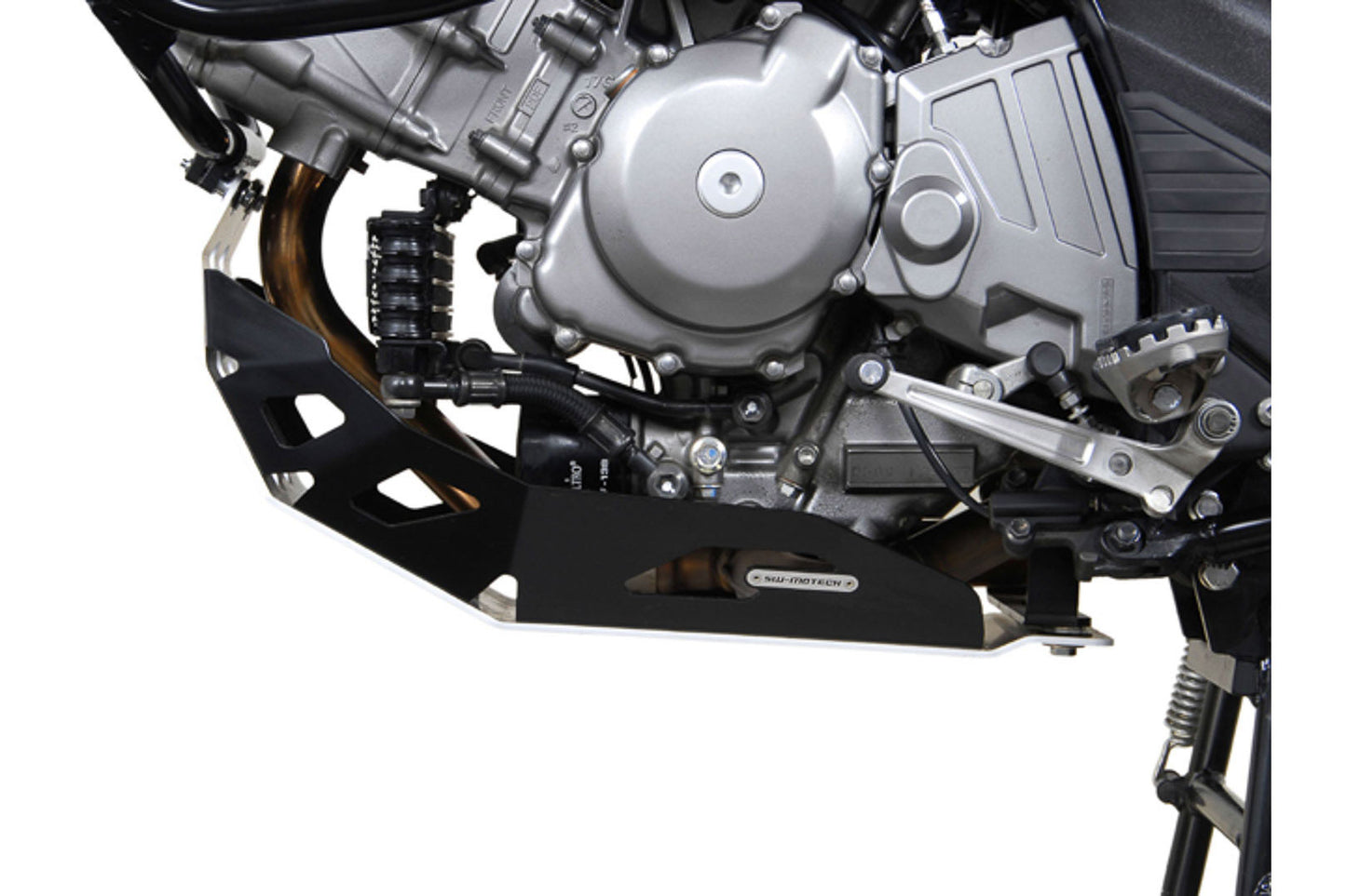 SW-MOTECH Protector de motor Negro. Suzuki DL650 V-Strom (04-10). Generation-2.