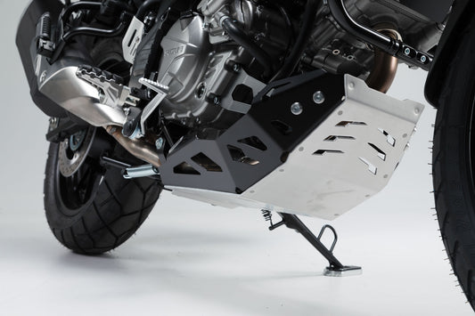 SW-MOTECH Protector de motor Negro/plateado. Suzuki DL650 (11-) / XT (15-).