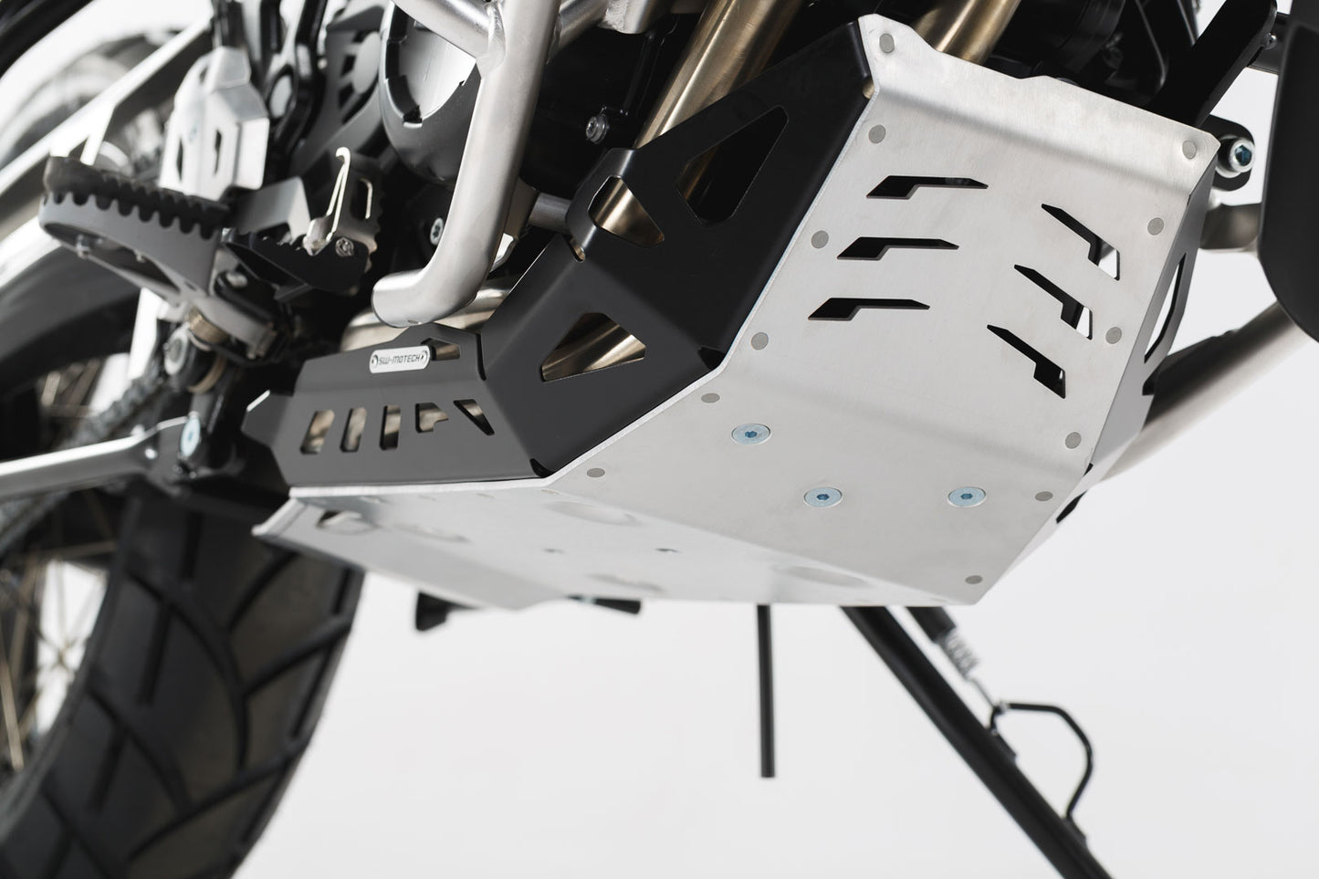 SW-MOTECH Protector de motor Negro/plateado. BMW modelos GS / Husqv. Nuda 900.