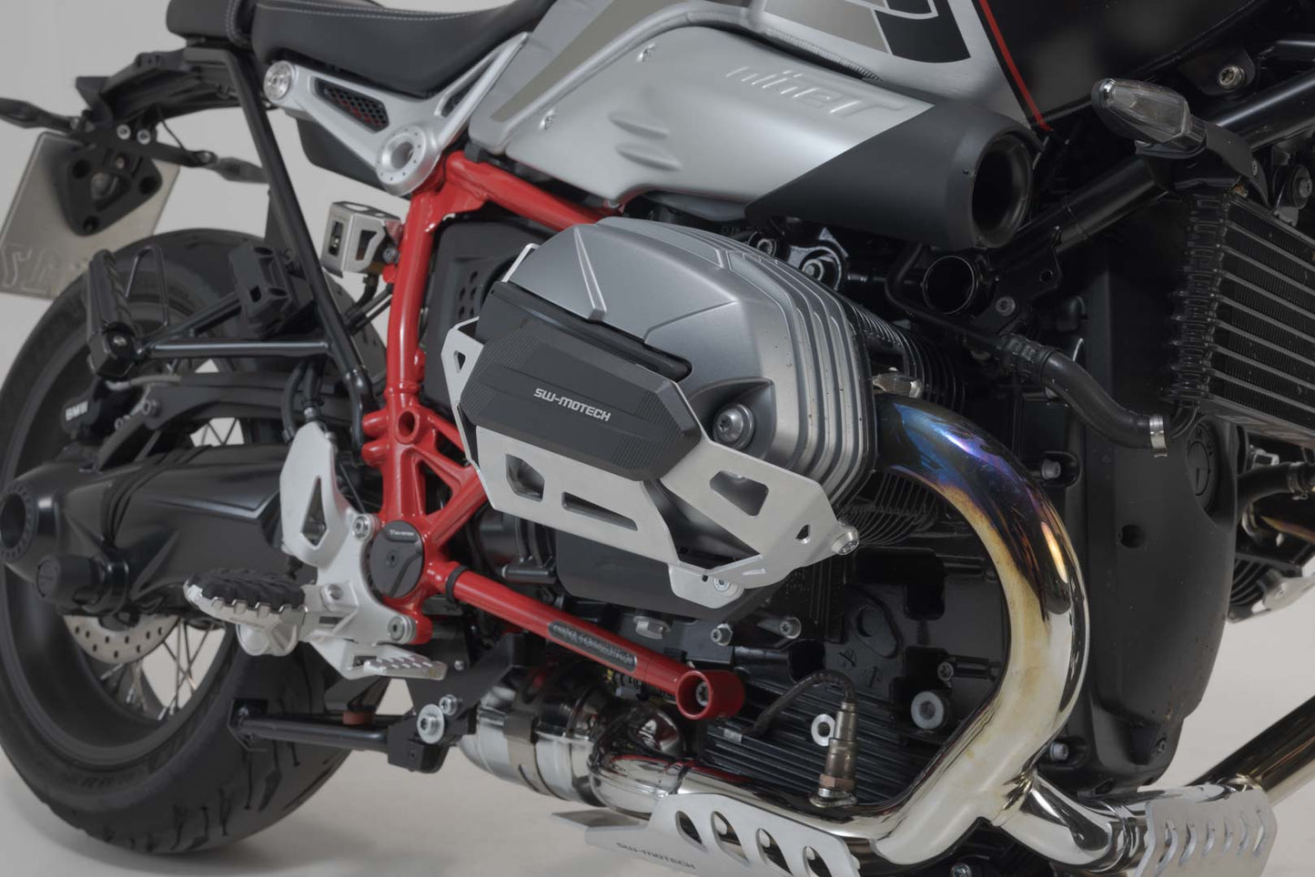 SW-MOTECH Protección de cilindro Plateado. Modelos BMW R nineT modelos R 12.
