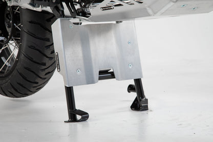 SW-MOTECH Extensión protector motor para caballete central Plateado. BMW R1200GS (12-18) R1250GS (18-).