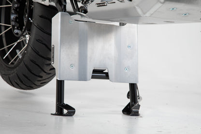 SW-MOTECH Extensión protector motor para caballete central Plateado. BMW R1200GS (12-18) R1250GS (18-).