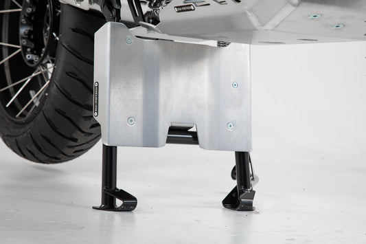 SW-MOTECH Extensión protector motor para caballete central Plateado. BMW R1200GS (12-18) R1250GS (18-).