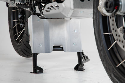 SW-MOTECH Extensión protector motor para caballete central Plateado. BMW R1200GS (12-18) R1250GS (18-).