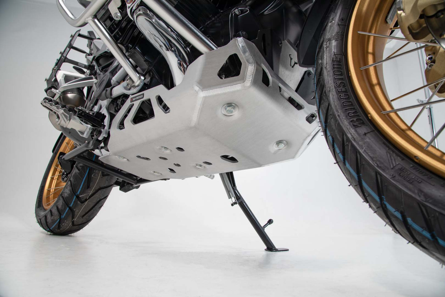 SW-MOTECH Protector de motor Plateado. BMW R 1250 GS / Adv / Rallye (18-).