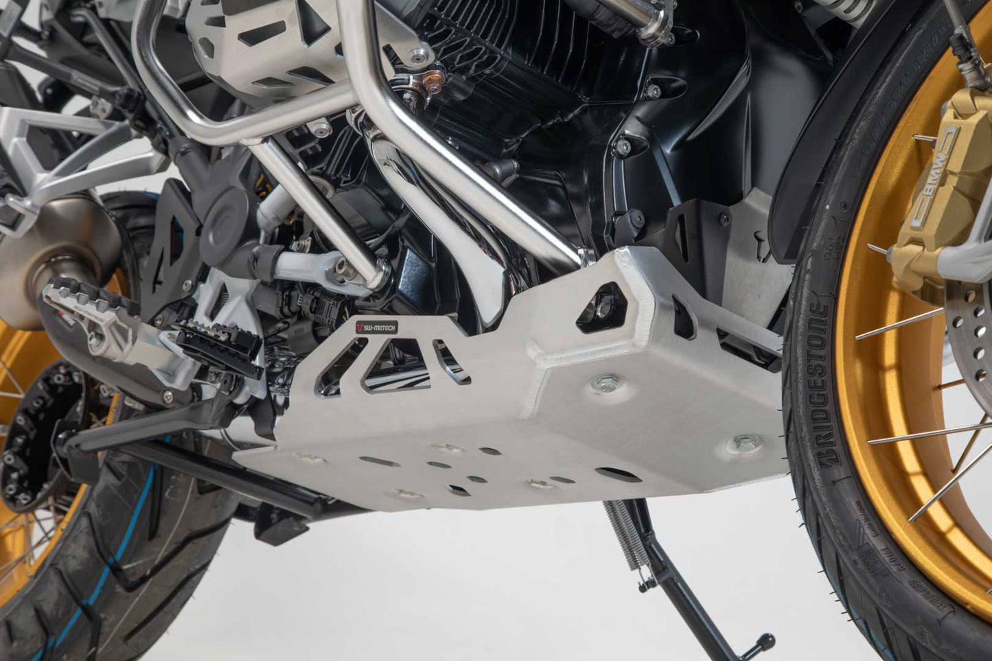 SW-MOTECH Protector de motor Plateado. BMW R 1250 GS / Adv / Rallye (18-).