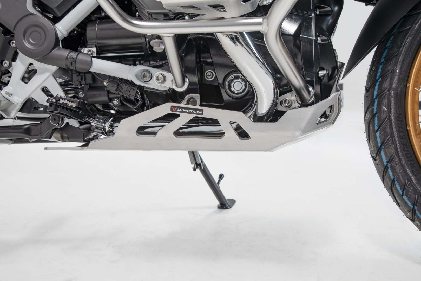 SW-MOTECH Protector de motor Plateado. BMW R 1250 GS / Adv / Rallye (18-).
