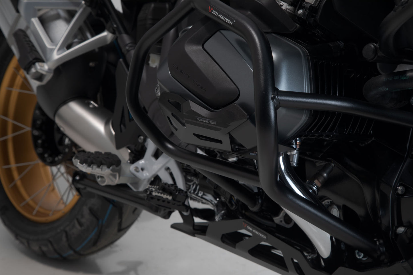 SW-MOTECH Protección de cilindro Negro. BMW R 1250 GS (18-) R 1250 R (18-).