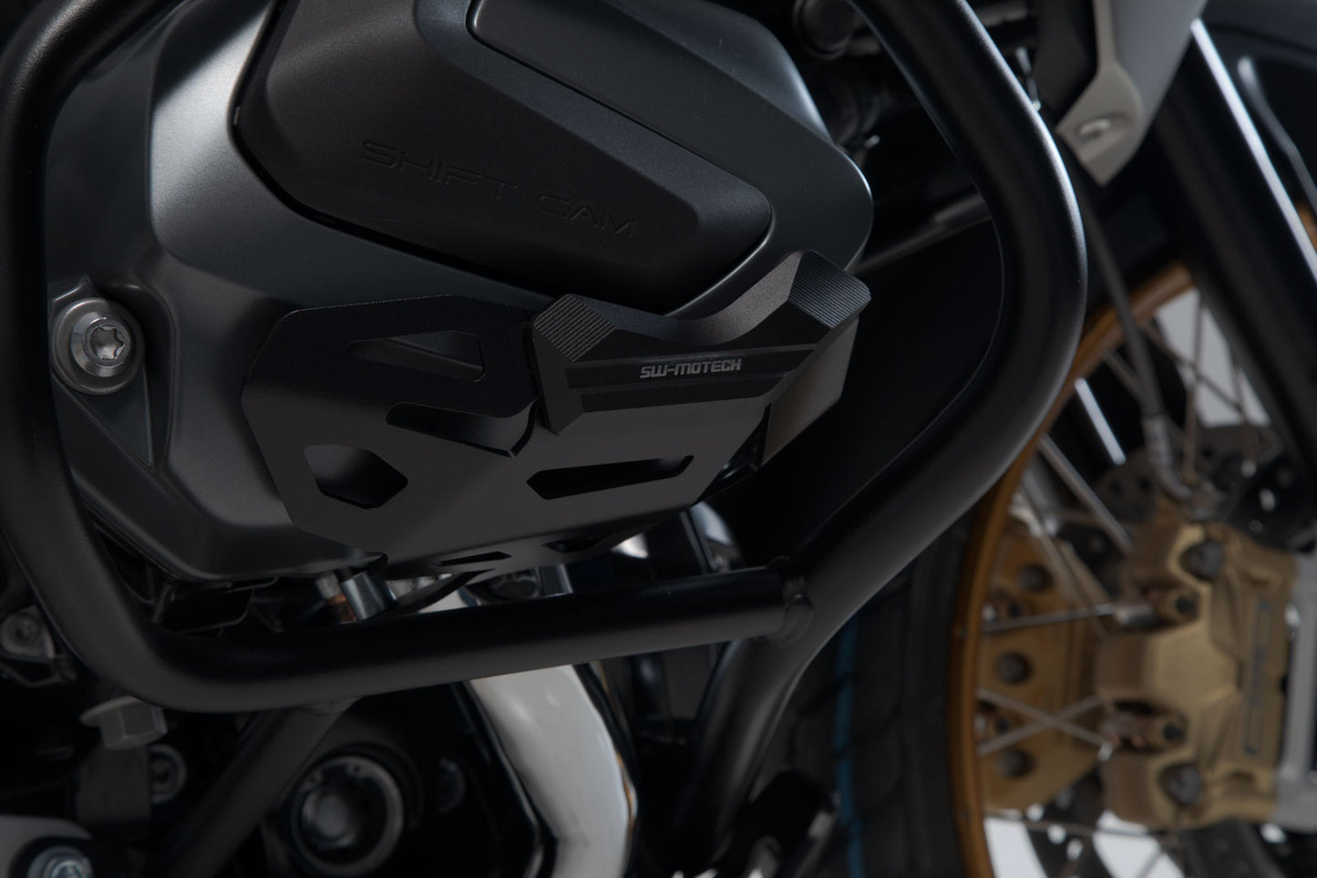 SW-MOTECH Protección de cilindro Negro. BMW R 1250 GS (18-) R 1250 R (18-).