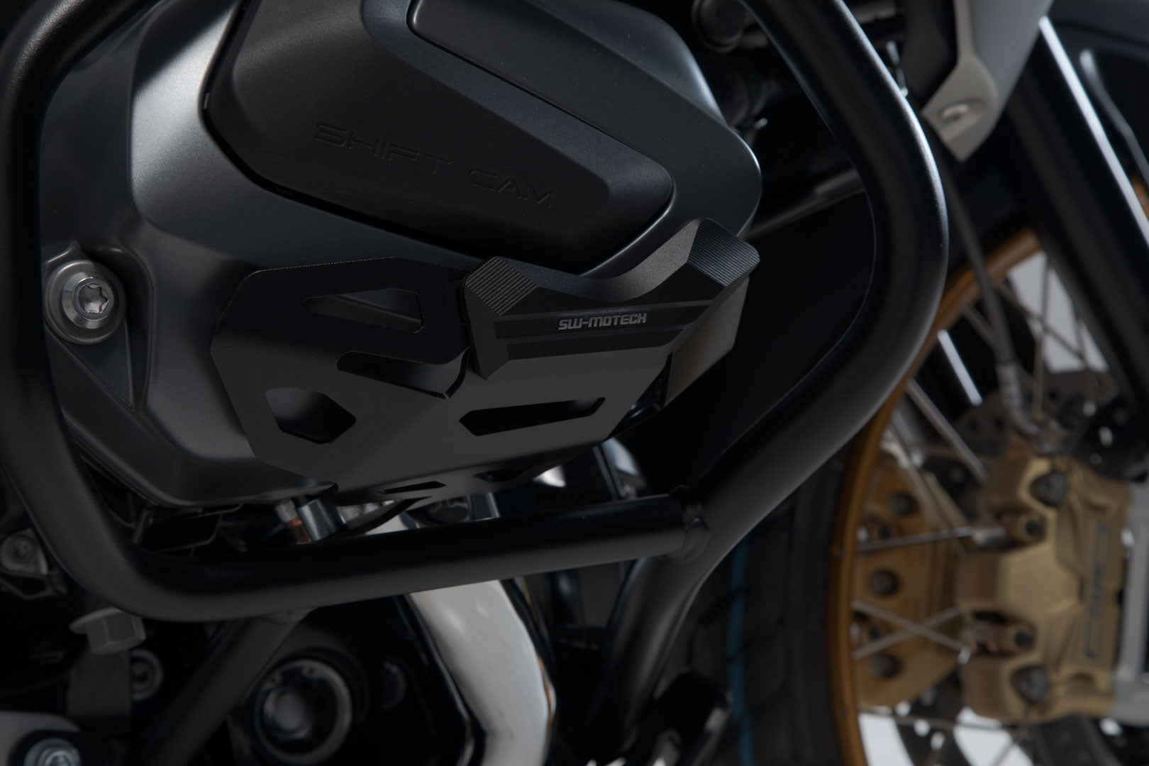 SW-MOTECH Protección de cilindro Negro. BMW R 1250 GS (18-) R 1250 R (18-).