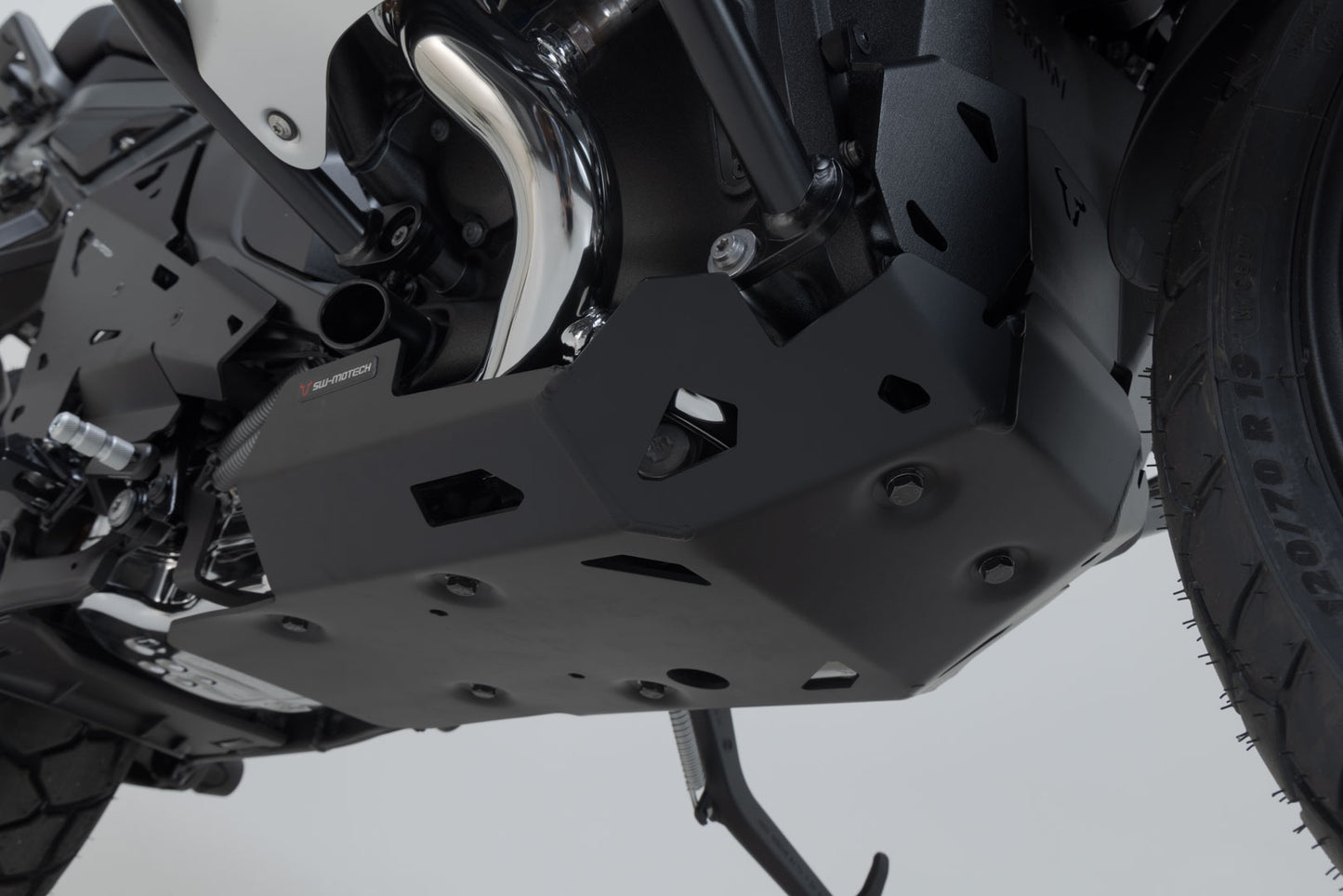 SW-MOTECH Protección del motor Plateado. BMW R 1300 GS / Adv R 1300 R. / RT.