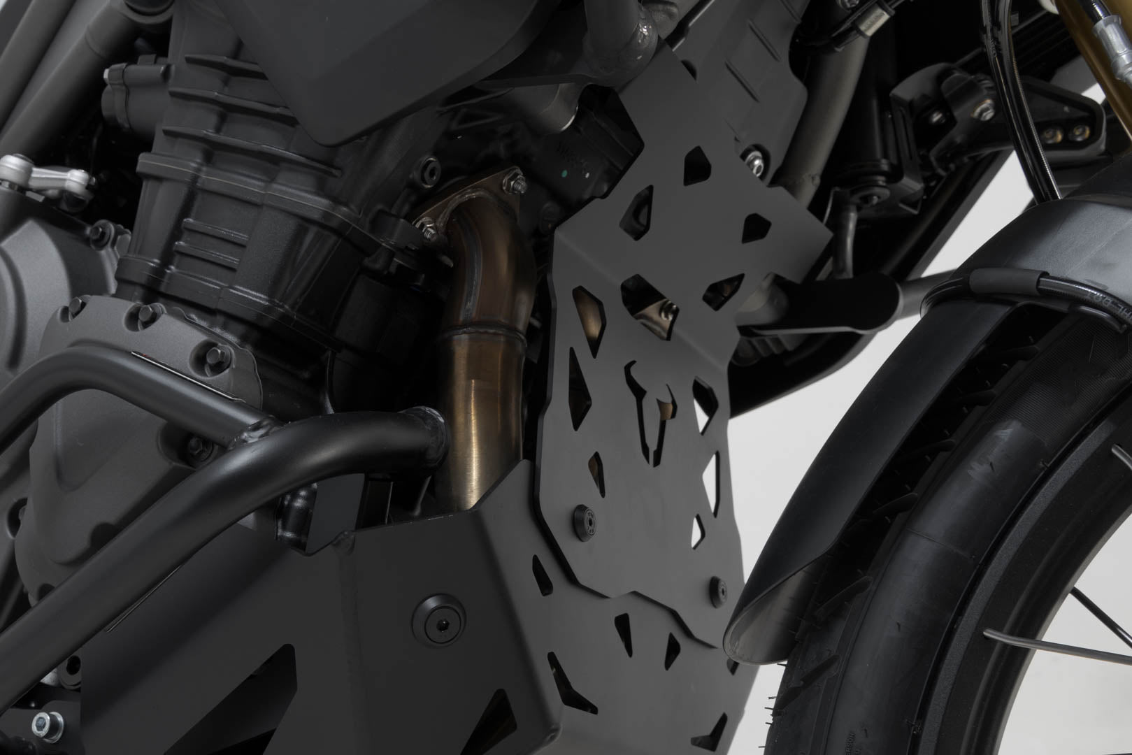 SW-MOTECH Extensión de protección para el motor Negro. Modelos Triumph Tiger 1200 (22-).