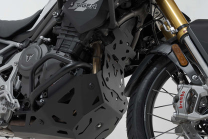 SW-MOTECH Extensión de protección para el motor Negro. Modelos Triumph Tiger 1200 (22-).