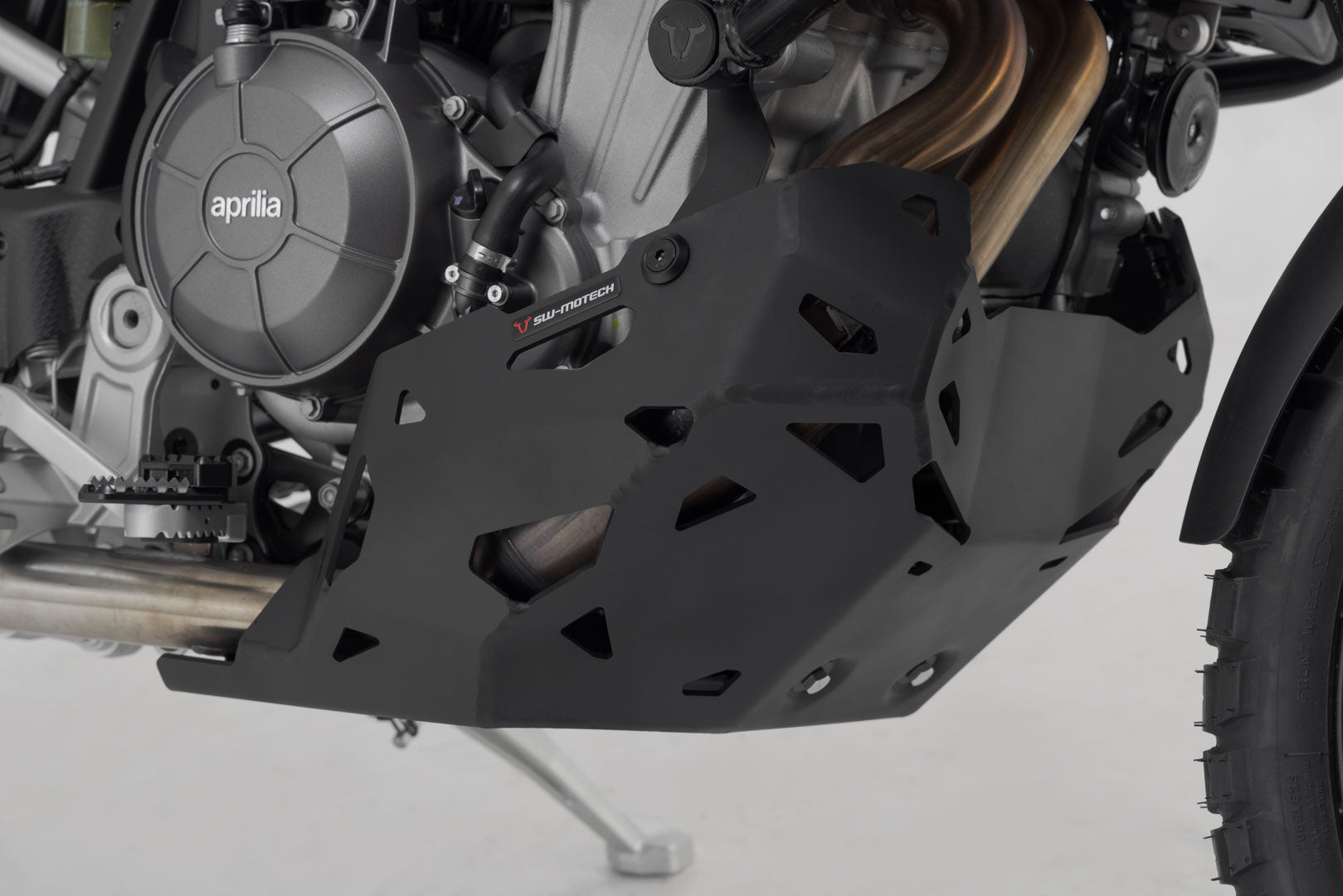 SW-MOTECH Protección del motor Negro. Aprilia Tuareg 660 (21-).