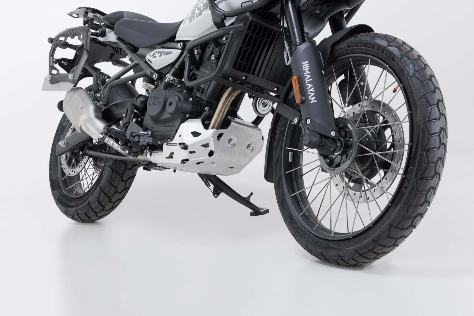 SW-MOTECH Protector de motor Plateado. Royal Enfield Himalayan 450 / Rally.
