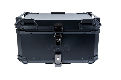 Top Case NOMAD 65L de Aluminio Negro con Respaldo y Base