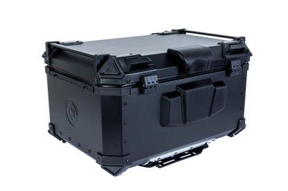 Top Case NOMAD 65L de Aluminio Negro con Respaldo y Base